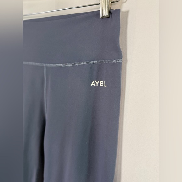 AYBL Women’s High-Waisted Leggings - Medium, Gray - Perfect for Yoga & Gym - Picture 2 of 6